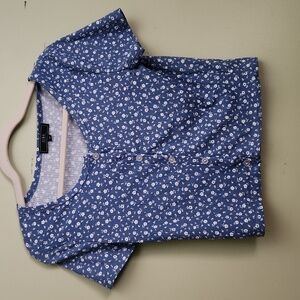 Fitted Button Down Blouse